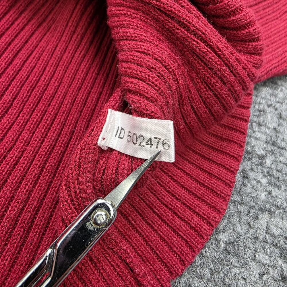Vintage Disney Sweater Womens Medium Turtleneck Winnie The Pooh Piglet Snow 90s - Picture 15 of 15